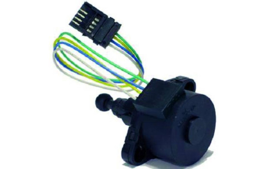 Adjusting motor, headlight height adjustment