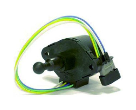 Adjusting motor, headlight height adjustment