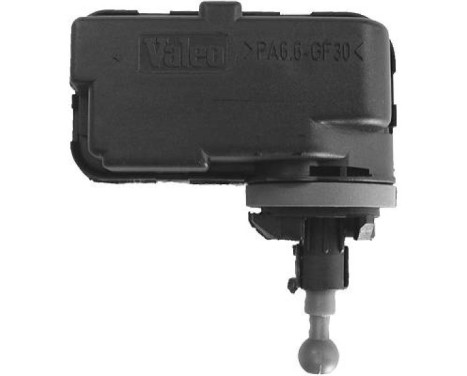 Adjusting motor, headlight height adjustment