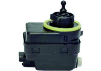 Adjusting motor, headlight height adjustment