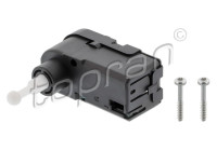 Adjusting motor, headlight height adjustment