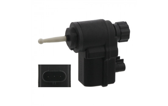 Control, headlight range adjustment 04701 FEBI