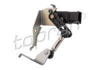 sensor, headlamp levelling adjustment element