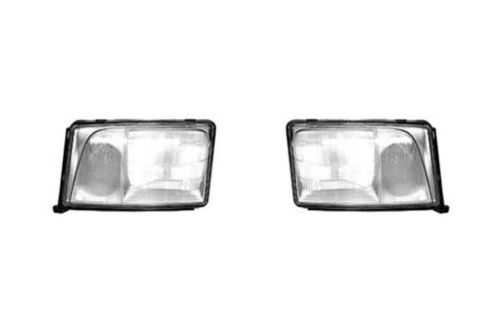 Headlamp lens set