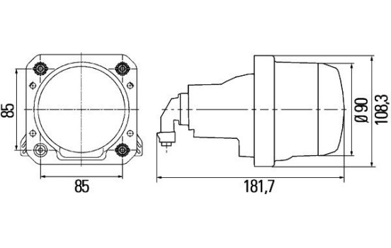 Headlight 1AL 009 998-021 Hella, Image 3