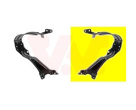 Headlight Base 3032661 Van Wezel, Image 2