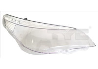 Headlight glass left 20-0938-LA-1 TYC