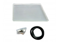 Headlight glass left 20-5342-LA-1 TYC