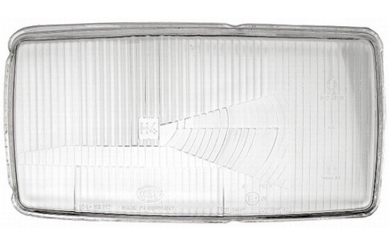 Headlight glass left 9ES 118 403-001 Hella