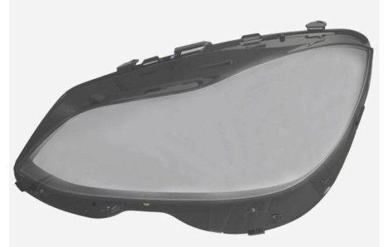 Lamp glass, headlight