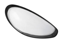 Lamp glass, headlight