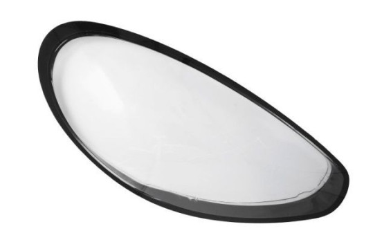 Lamp glass, headlight