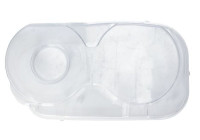 Lamp glass, headlight