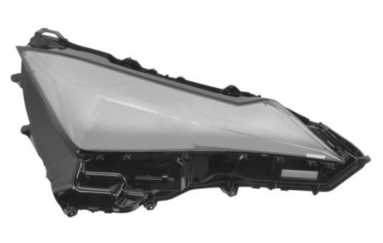 Lamp glass, headlight