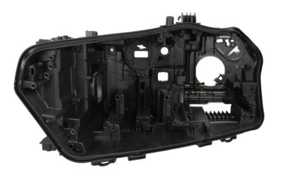 Lamp housing, headlight