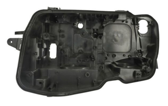 Lamp housing, headlight