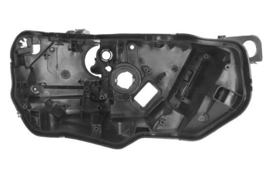 Lamp housing, headlight