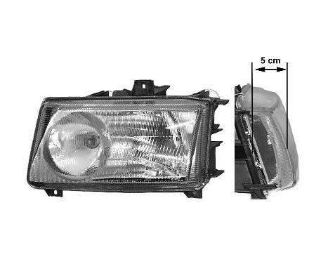 DOUBLE HEADLAMP FRONT L. from 7/'96 +ELEK.REG. VALEO 4913963V