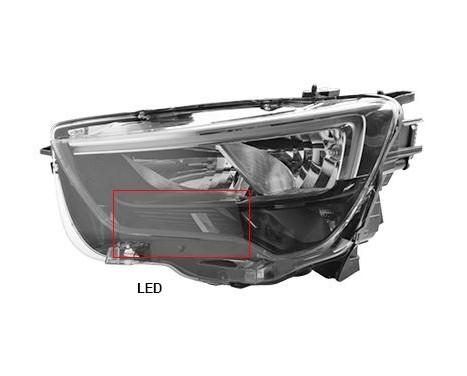 DOUBLE HEADLIGHT FOR L. 3803963V Van Wezel
