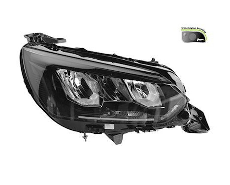 DOUBLE HEADLIGHT FOR RIGHT. 4043966V Van Wezel
