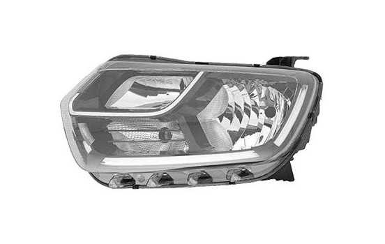 Double headlight front left 1557965 Van Wezel