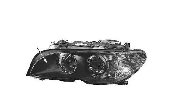 Double headlight right H7+H7 ORANGE Flashing light AL 50129172 Magneti Marelli