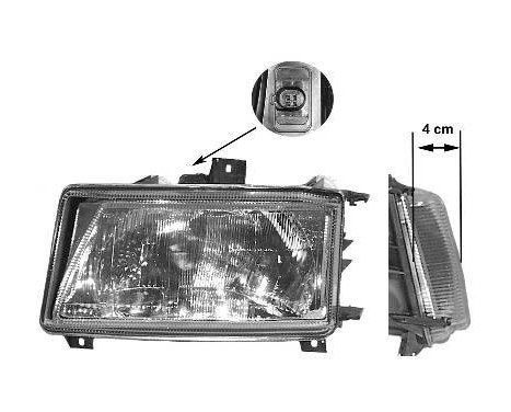HEADLAMP LEFT from 9/'00 REGL.ELECT. VALEO 088058