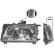 HEADLAMP LEFT from 9/'00 REGL.ELECT. VALEO 088058
