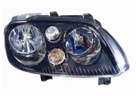 HEADLAMP RIGHT WITH BLINKER. 2 X H7 Chrome/Black AL 5856964M Magneti Marelli