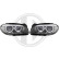 Headlamp set BMW 5er F10/F11 LCI-look Xenon 1225680 Diederichs, Thumbnail 4