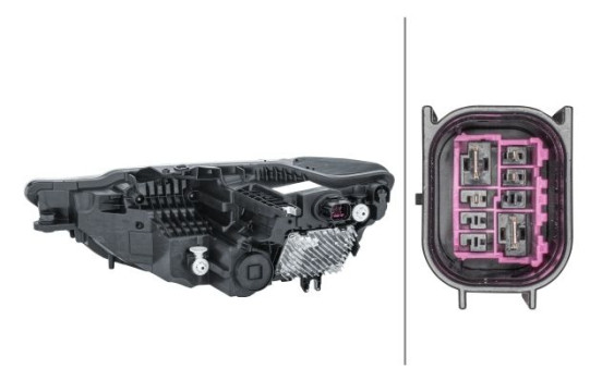 Headlamp set SET_1EX 013 371-011 Hella, Image 5