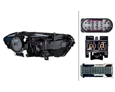 Headlamp set SET_1EX 015 390-511 Hella, Image 2