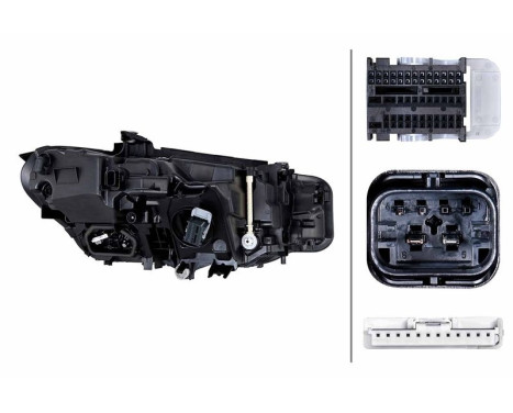 Headlamp set SET_1EX 016 808-651 Hella, Image 3