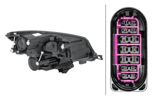 Headlamp set SET_1LF 012 669-111 Hella, Image 3