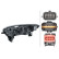Headlamp set SET_1LL 011 770-871 Hella, Thumbnail 4
