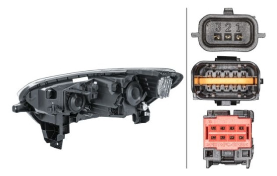 Headlamp set SET_1LL 011 770-871 Hella, Image 4