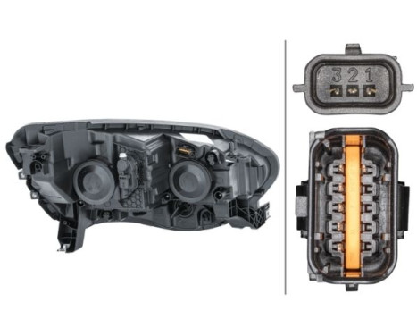 Headlamp set SET_1LL 012 293-431 Hella, Image 3