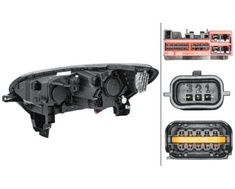 Headlamp set SET_1LX 011 770-471 Hella, Image 5