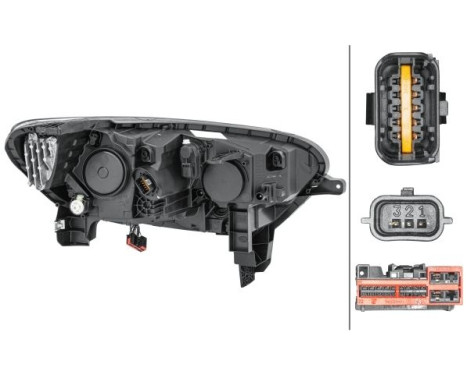 Headlamp set SET_1LX 011 770-471 Hella, Image 3