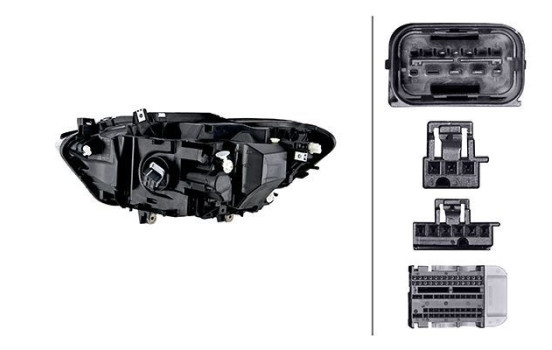 Headlamp set SET_1LX 011 930-931 Hella, Image 5