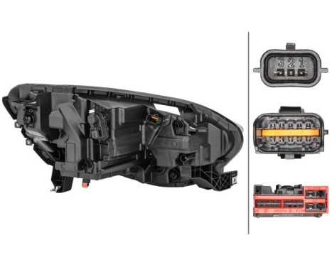Headlamp set SET_1LX 012 293-631 Hella, Image 3