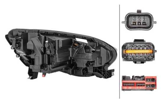Headlamp set SET_1LX 012 293-631 Hella, Image 3