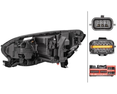 Headlamp set SET_1LX 012 293-631 Hella, Image 5