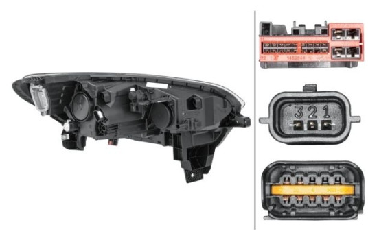 Headlamp set SET_1LX 013 888-111 Hella, Image 3