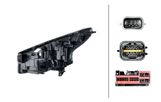 Headlamp set SET_1LX 014 031-111 Hella, Image 5