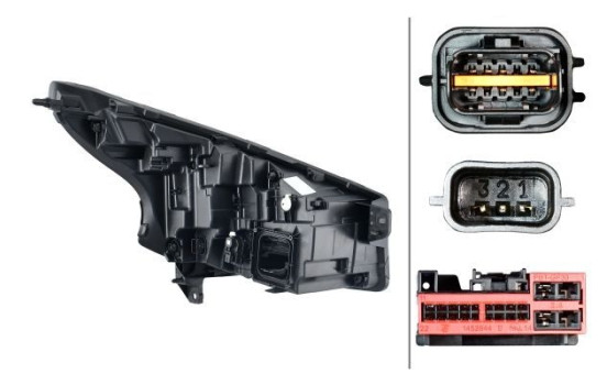 Headlamp set SET_1LX 014 031-111 Hella, Image 3