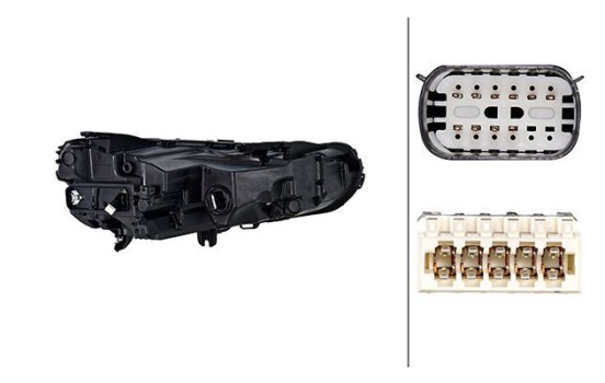 Headlamp set SET_1LX 354 882-031 Hella, Image 3