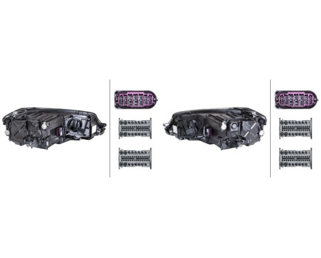 Headlamp set SET_1ZX 013 924-271 Hella