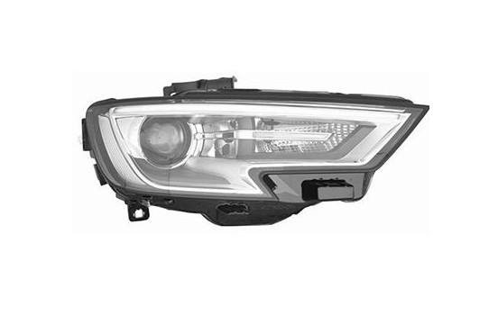 Headlight 0358986 Van Wezel