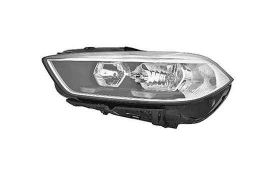Headlight 0597961 Van Wezel